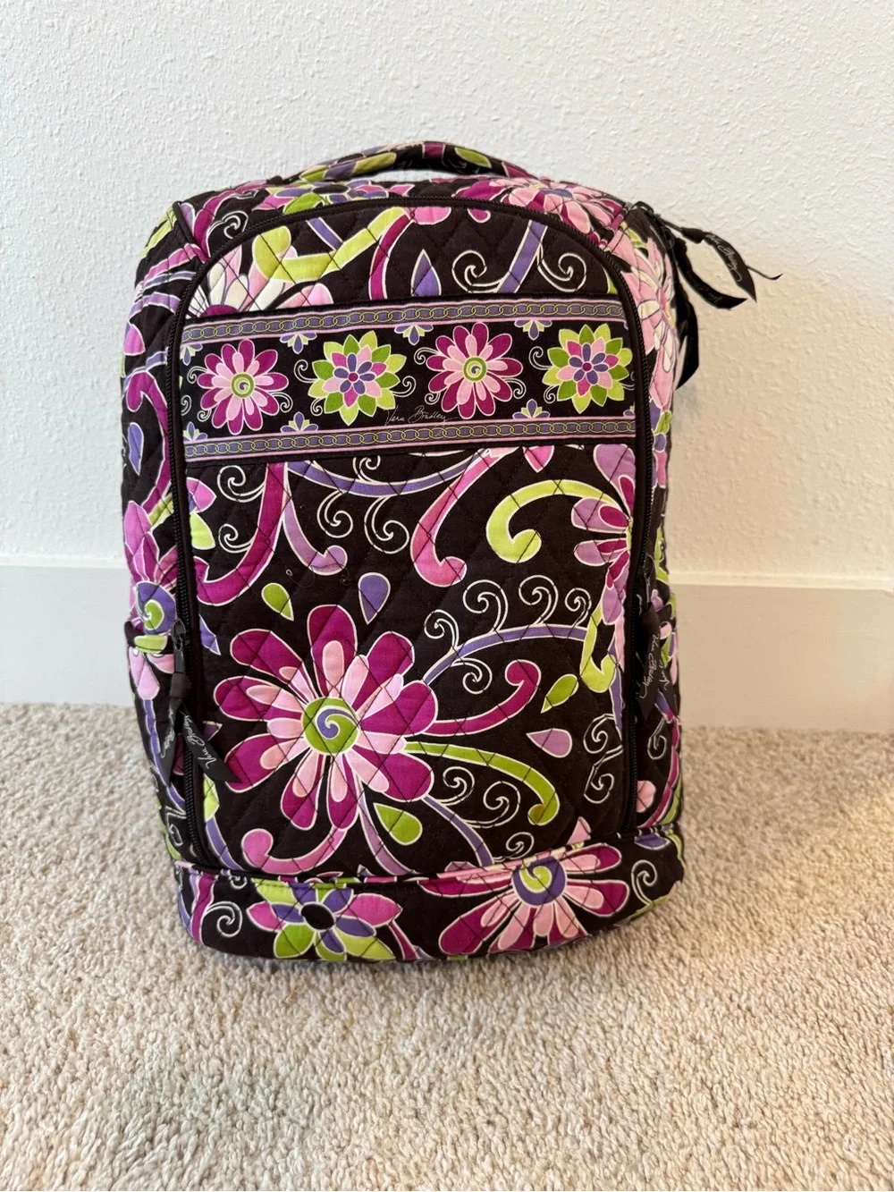 Vera Bradley Discontinued Purple Punch Back to School Set